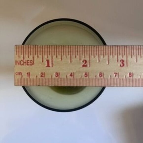 Antique Roemer Hock Hand Blown Wine Glasses Olive Green Set Of 4  Prunts Germany - Picture 10 of 10